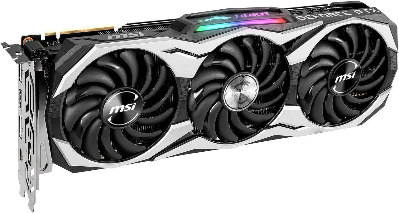 Alt view image 3 of 7 - MSI GeForce RTX 2080 DUKE 8G OC Video Card