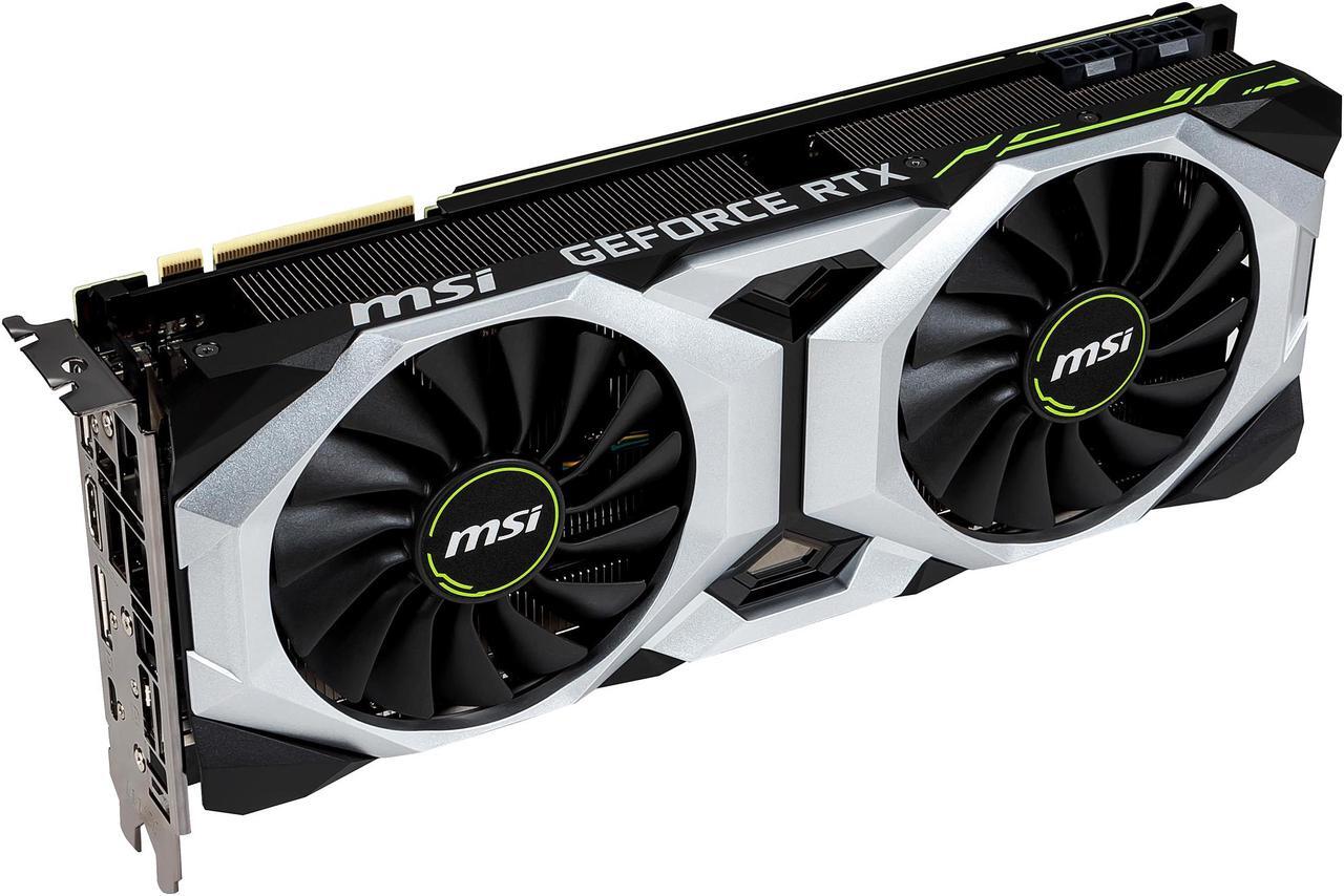 Alt view image 4 of 7 - MSI GeForce RTX 2080 8GB GDDR6 PCI Express 3.0 x16 SLI Support Graphics Card RTX 2080 VENTUS 8G OC