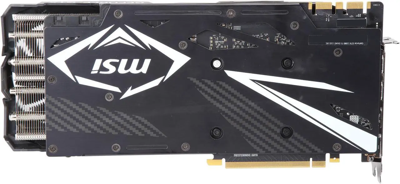 Alt view image 5 of 5 - MSI GeForce GTX 1080 Ti 11GB GDDR5X PCI Express 3.0 x16 SLI Support Graphics Card GTX 1080 Ti DUKE 11G OC