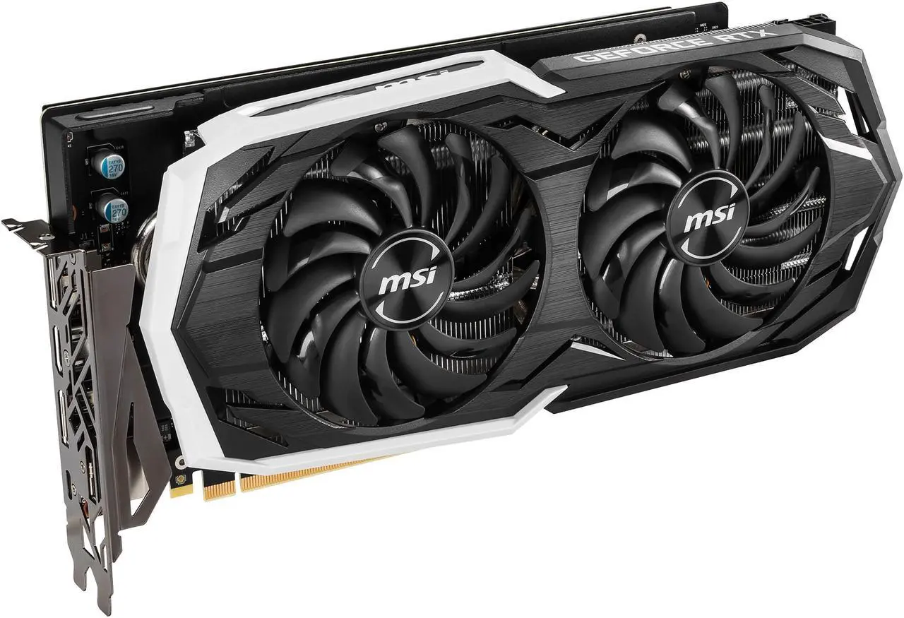 Alt view image 3 of 10 - MSI GeForce RTX 2070 8GB GDDR6 PCI Express 3.0 x16 Graphics Card RTX 2070 ARMOR 8G OC