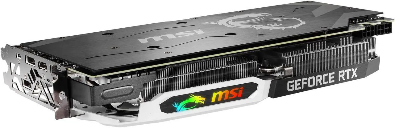 Alt view image 7 of 10 - MSI GeForce RTX 2070 8GB GDDR6 PCI Express 3.0 x16 Graphics Card RTX 2070 ARMOR 8G OC