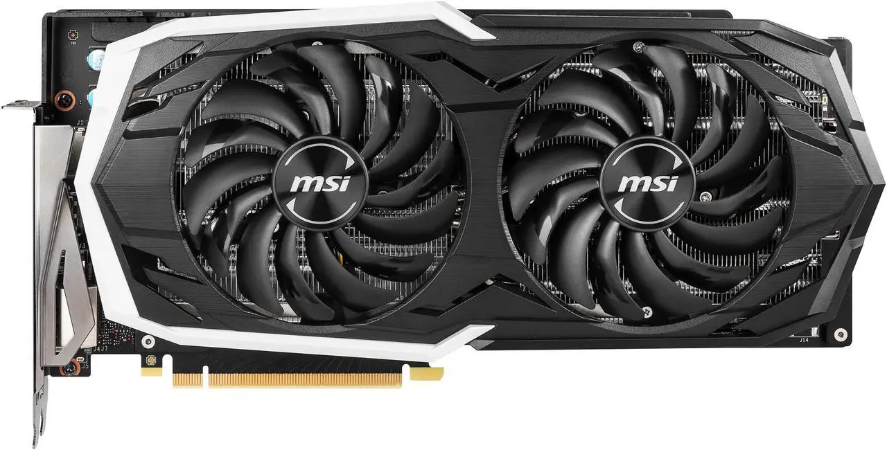 Alt view image 2 of 10 - MSI GeForce RTX 2070 8GB GDDR6 PCI Express 3.0 x16 Graphics Card RTX 2070 ARMOR 8G OC