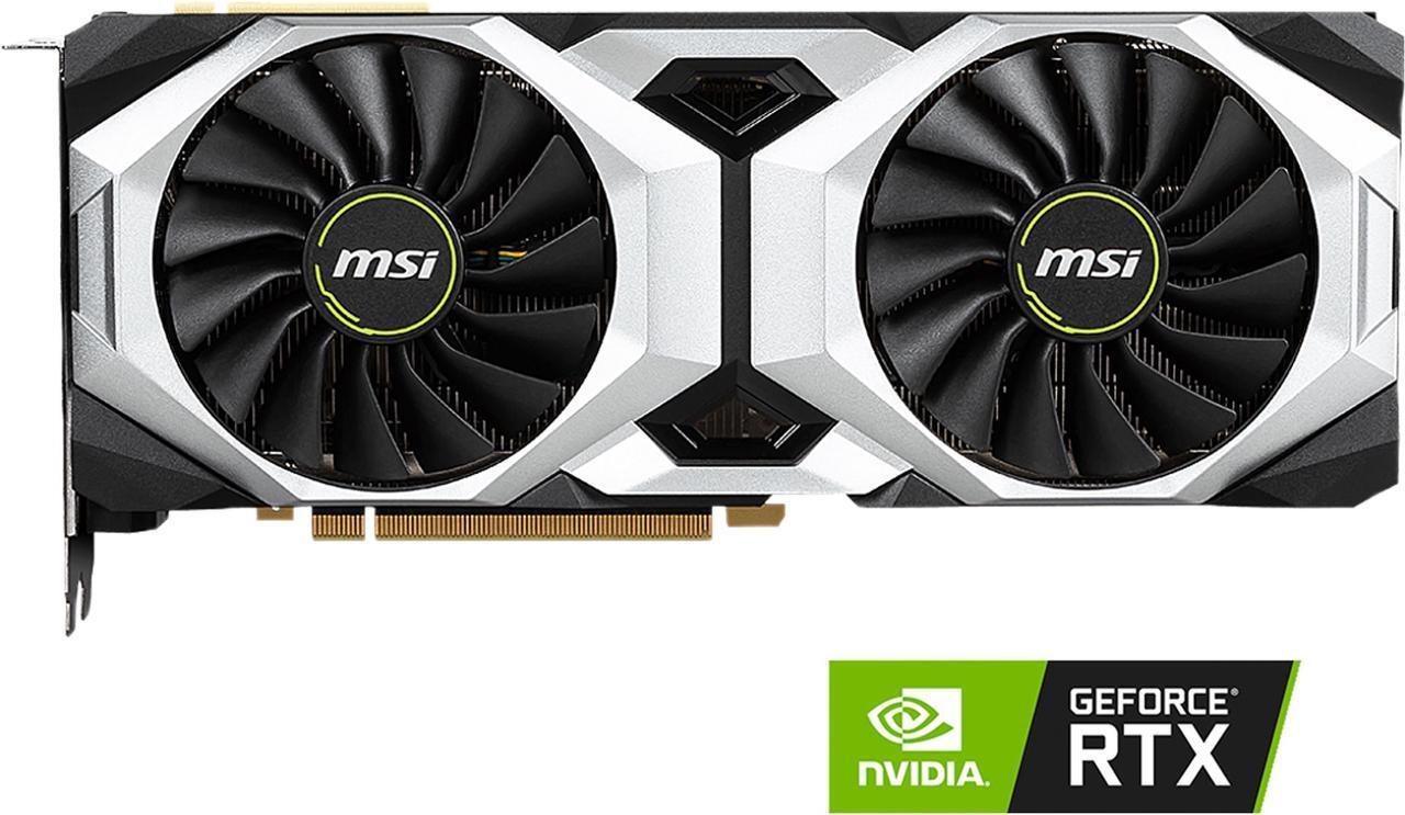 Main image of MSI GeForce RTX 2080 8GB GDDR6 PCI Express 3.0 x16 SLI Support Video Card RTX 2080 VENTUS 8G