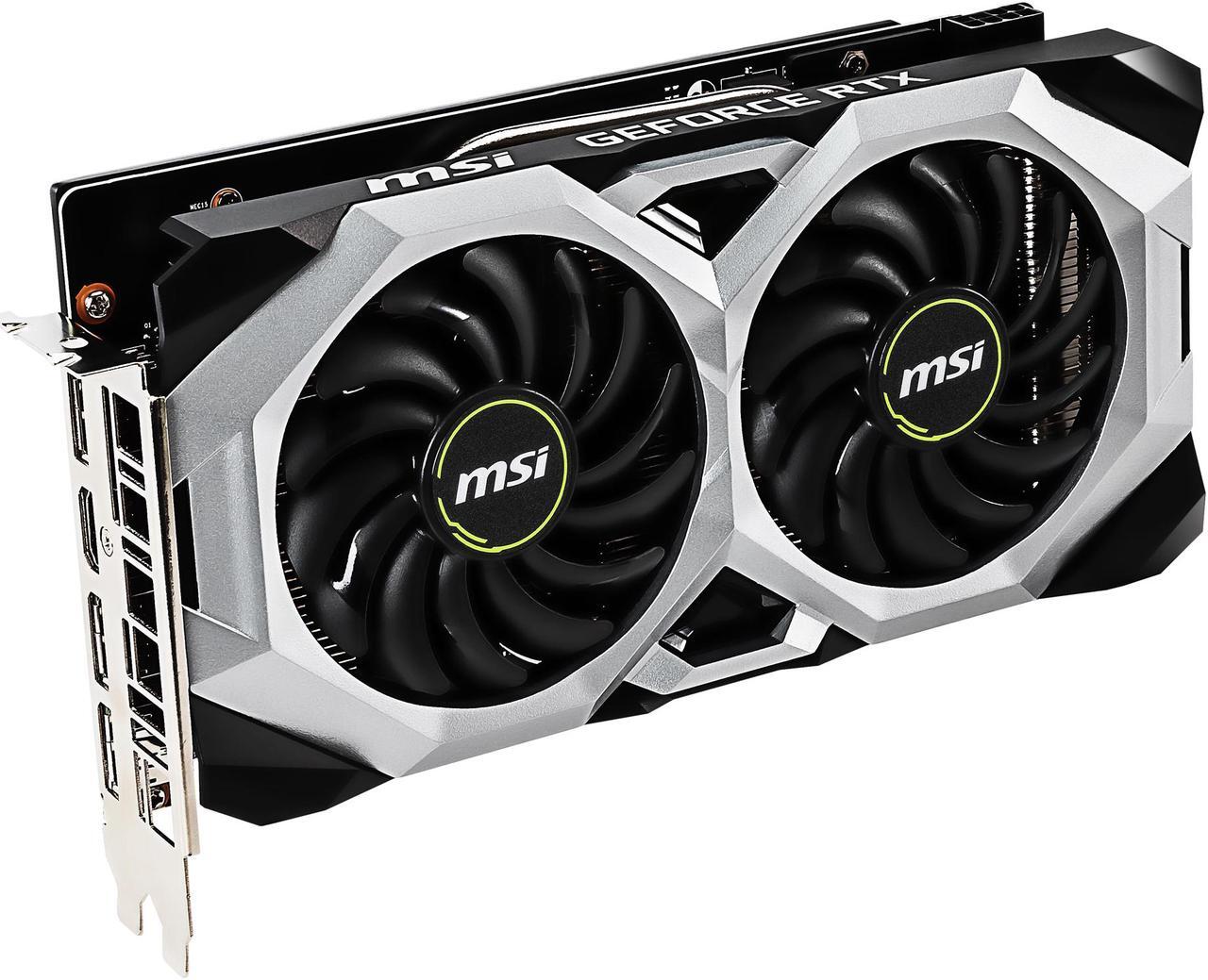 Alt view image 4 of 8 - MSI GeForce RTX 2070 8GB GDDR6 PCI Express 3.0 x16 Graphics Card RTX 2070 Ventus 8G
