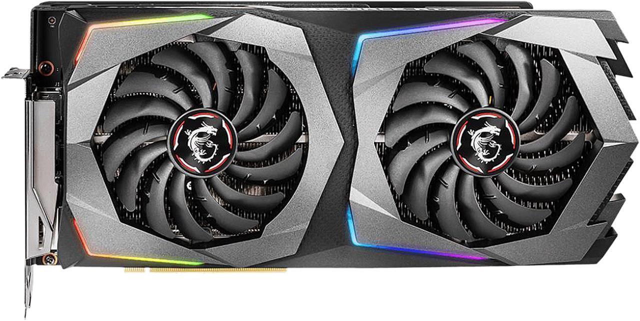 Alt view image 2 of 6 - MSI GeForce RTX 2070 8GB GDDR6 PCI Express 3.0 x16 Graphics Card RTX 2070 GAMING 8G