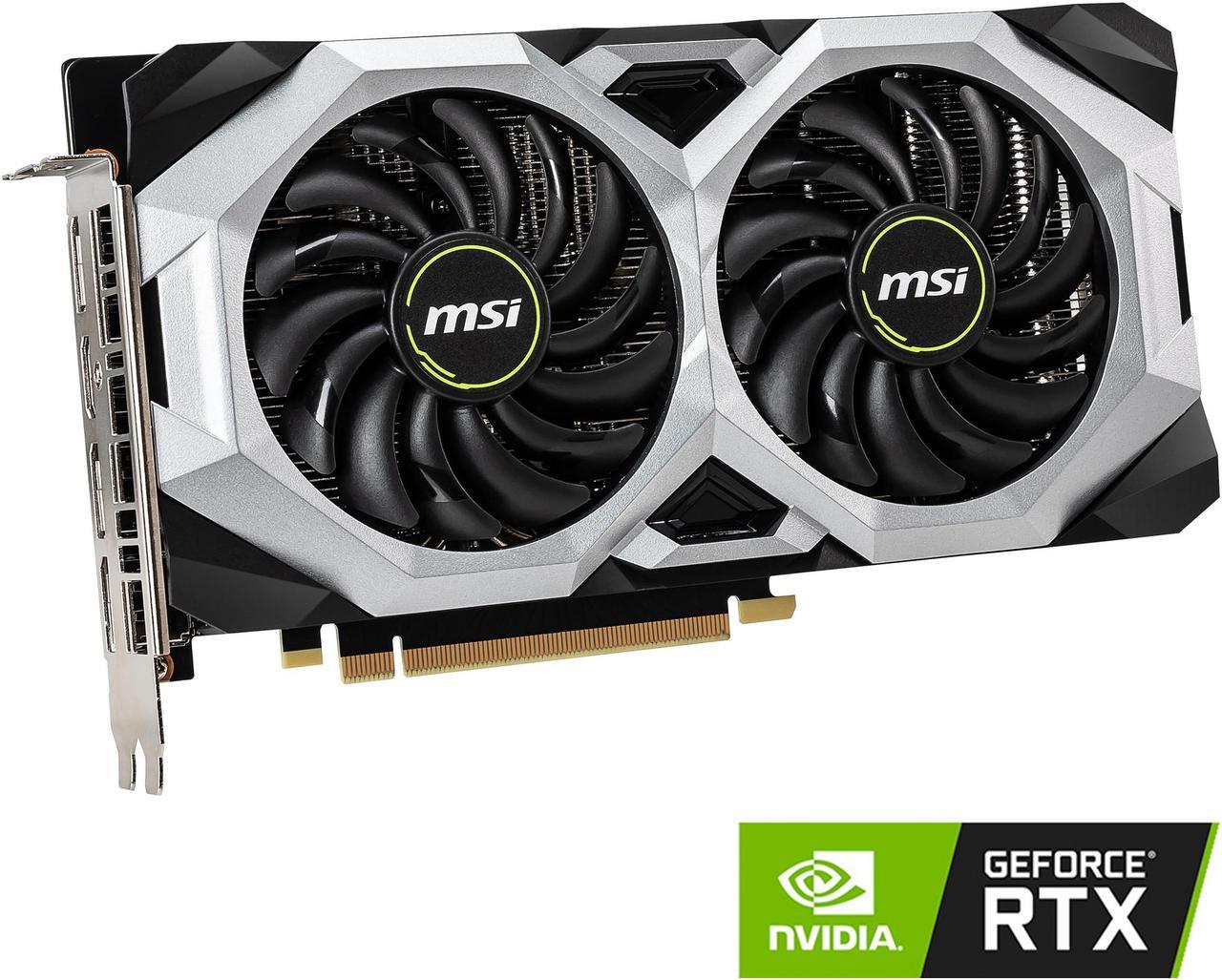 Main image of MSI GeForce RTX 2060 6GB GDDR6 PCI Express 3.0 x16 Video Card RTX 2060 VENTUS XS 6G OC R