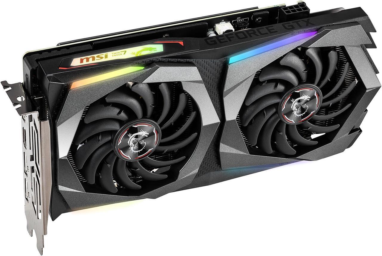 Alt view image 5 of 10 - MSI GeForce GTX 1660 Ti 6GB GDDR6 PCI Express 3.0 x16 Video Card GTX 1660 TI GAMING X 6G