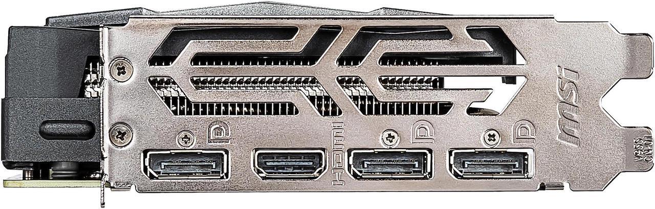 Alt view image 6 of 10 - MSI GeForce GTX 1660 Ti 6GB GDDR6 PCI Express 3.0 x16 Video Card GTX 1660 TI GAMING X 6G
