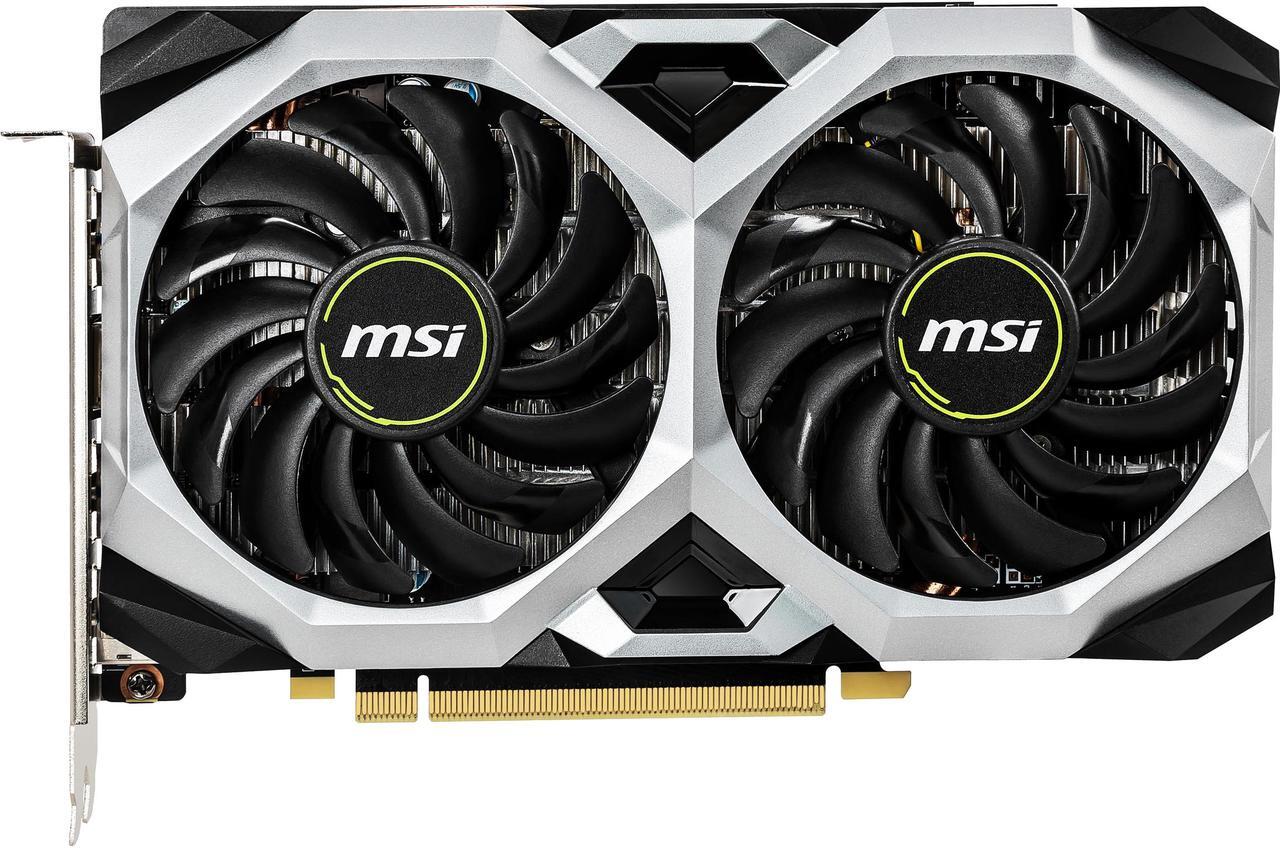 Main image of MSI Ventus GeForce GTX 1660 Ti 6GB GDDR6 PCI Express 3.0 x16 Graphics Card GTX 1660 TI VENTUS XS 6G OC