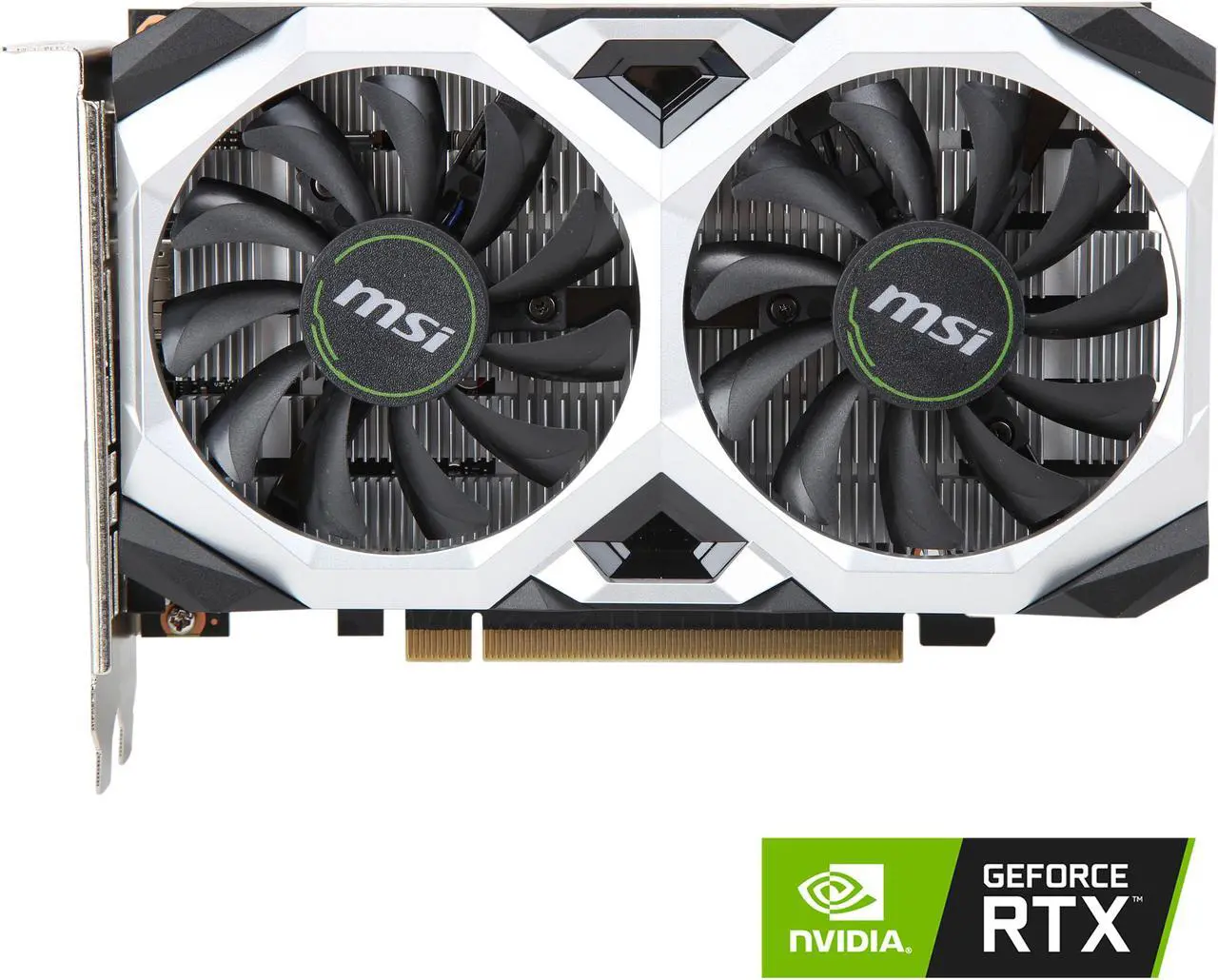 Alt view image 2 of 7 - MSI Ventus GeForce GTX 1650 4GB GDDR5 PCI Express 3.0 x16 Graphics Card GTX 1650 VENTUS XS 4G OC