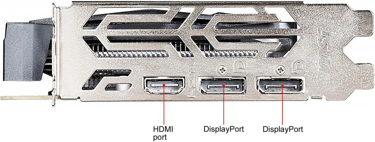 Alt view image 8 of 7 - MSI GeForce GTX 1650 4GB GDDR5 PCI Express 3.0 x16 Graphics Card GTX 1650 GAMING X 4G