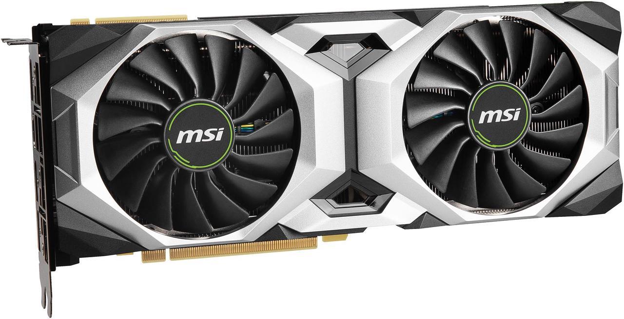 Alt view image 3 of 9 - MSI GeForce RTX 2080 SUPER 8GB GDDR6 PCI Express 3.0 x16 SLI Support Graphics Card RTX 2080 Super Ventus OC