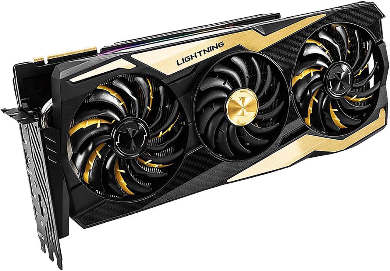 Alt view image 2 of 6 - MSI GeForce RTX 2080 Ti 11GB GDDR6 PCI Express 3.0 x16 SLI Support Graphics Card RTX 2080 Ti LIGHTNING