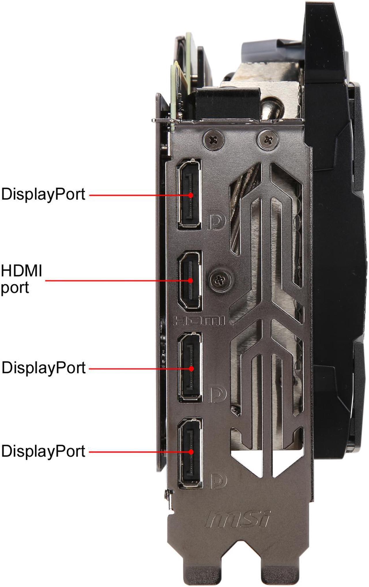 Alt view image 4 of 6 - MSI GeForce RTX 2070 SUPER 8GB GDDR6 PCI Express 3.0 x16 SLI Support Graphics Card RTX 2070 SUPER GAMING TRIO