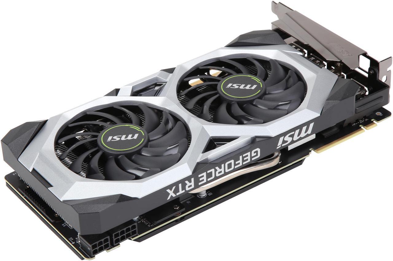 Alt view image 6 of 6 - MSI GeForce RTX 2080 8GB GDDR6 PCI Express 3.0 x16 SLI Support Graphics Card RTX 2080 VENTUS GP 8G
