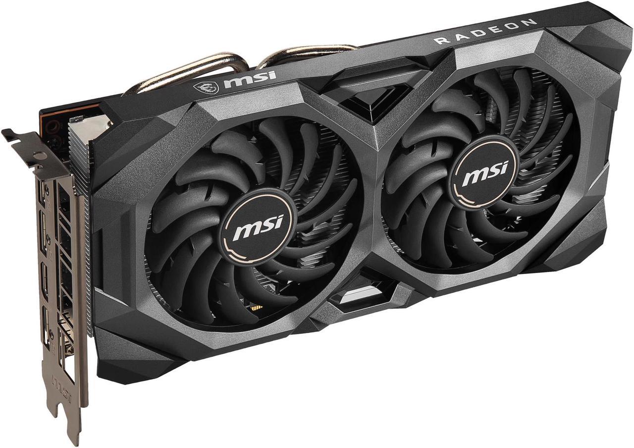 Alt view image 5 of 10 - MSI Radeon RX 5700 XT 8GB GDDR6 PCI Express 4.0 Graphics Card RX 5700 XT MECH OC