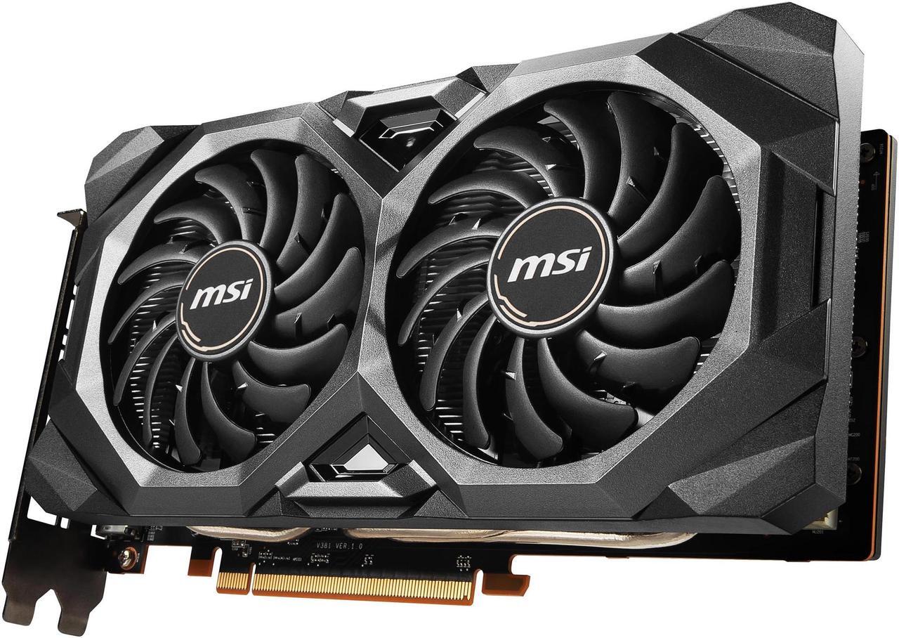 Alt view image 4 of 10 - MSI Radeon RX 5700 XT 8GB GDDR6 PCI Express 4.0 Graphics Card RX 5700 XT MECH OC