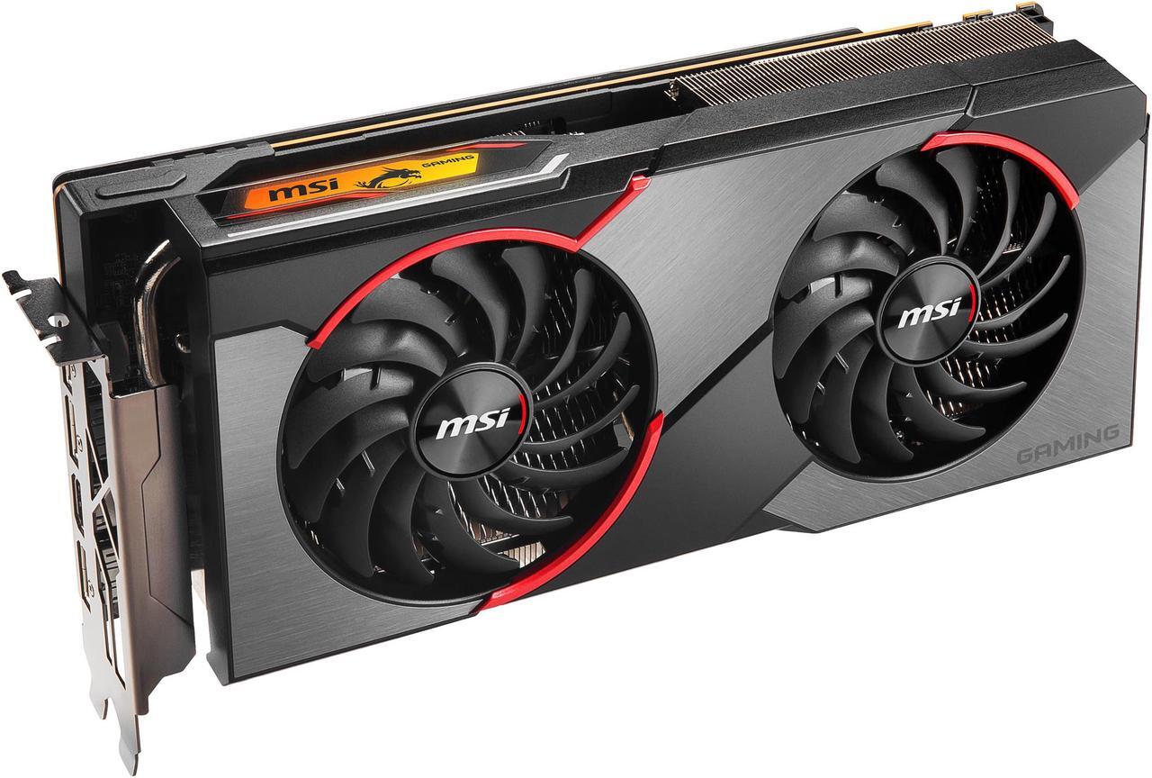 Alt view image 5 of 10 - MSI Radeon RX 5700 XT 8GB GDDR6 PCI Express 4.0 CrossFireX Support Graphics Card RX 5700 XT GAMING X