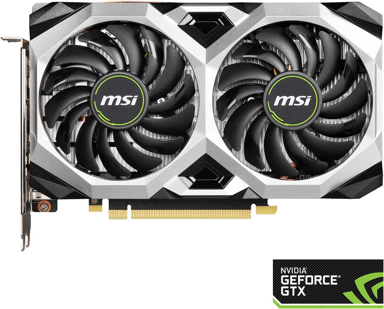 Alt view image 2 of 10 - MSI Ventus GeForce GTX 1660 SUPER 6GB GDDR6 PCI Express 3.0 x16 Graphics Card GTX 1660 SUPER VENTUS XS OC