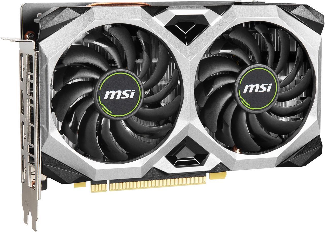 Alt view image 5 of 10 - MSI Ventus GeForce GTX 1660 SUPER 6GB GDDR6 PCI Express 3.0 x16 Graphics Card GTX 1660 SUPER VENTUS XS OC