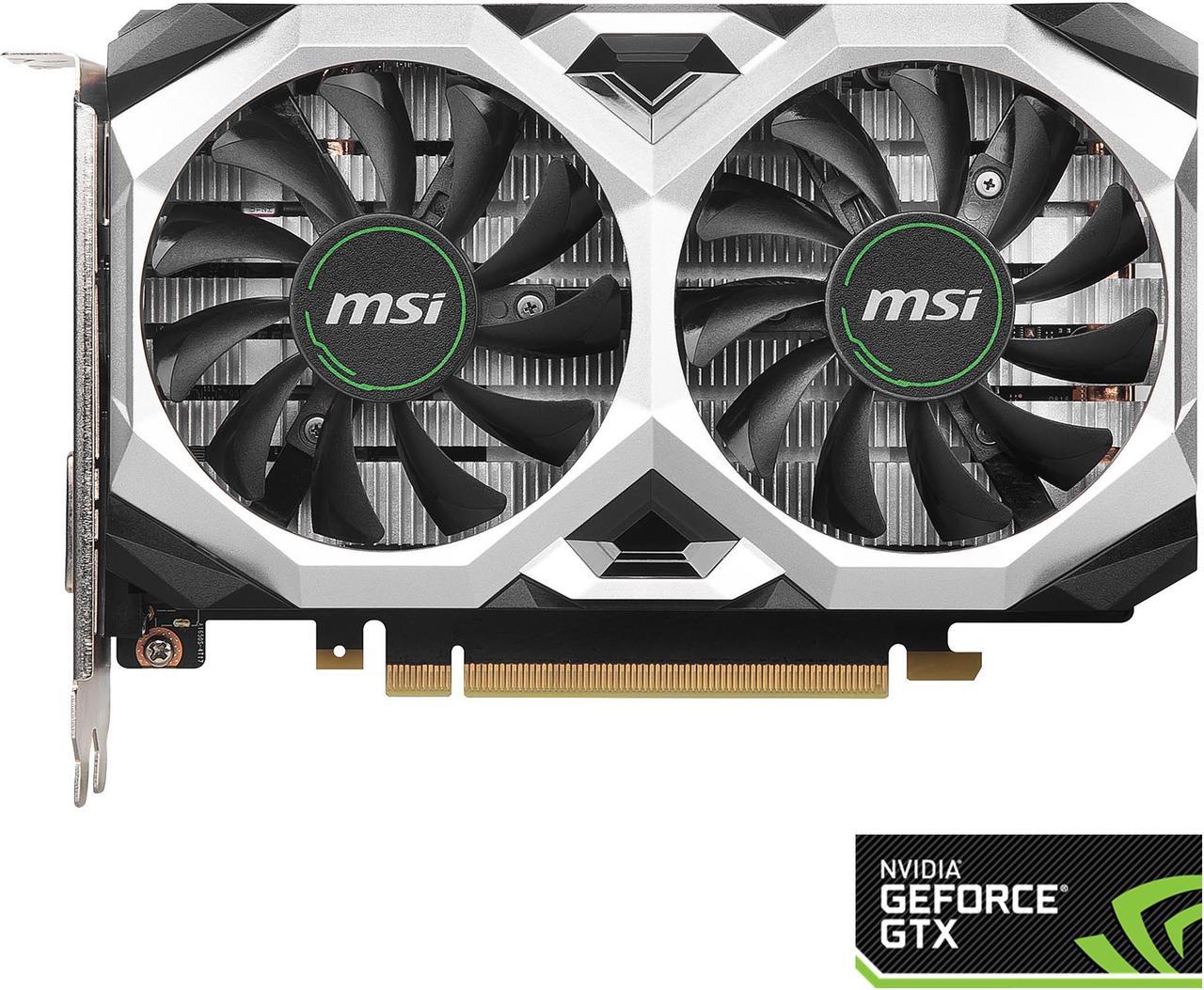 MSI GeForce GTX 1650 SUPER 4GB GDDR6 PCI Express 3.0 x16 Video Card GTX 1650 Super Ventus XS OC