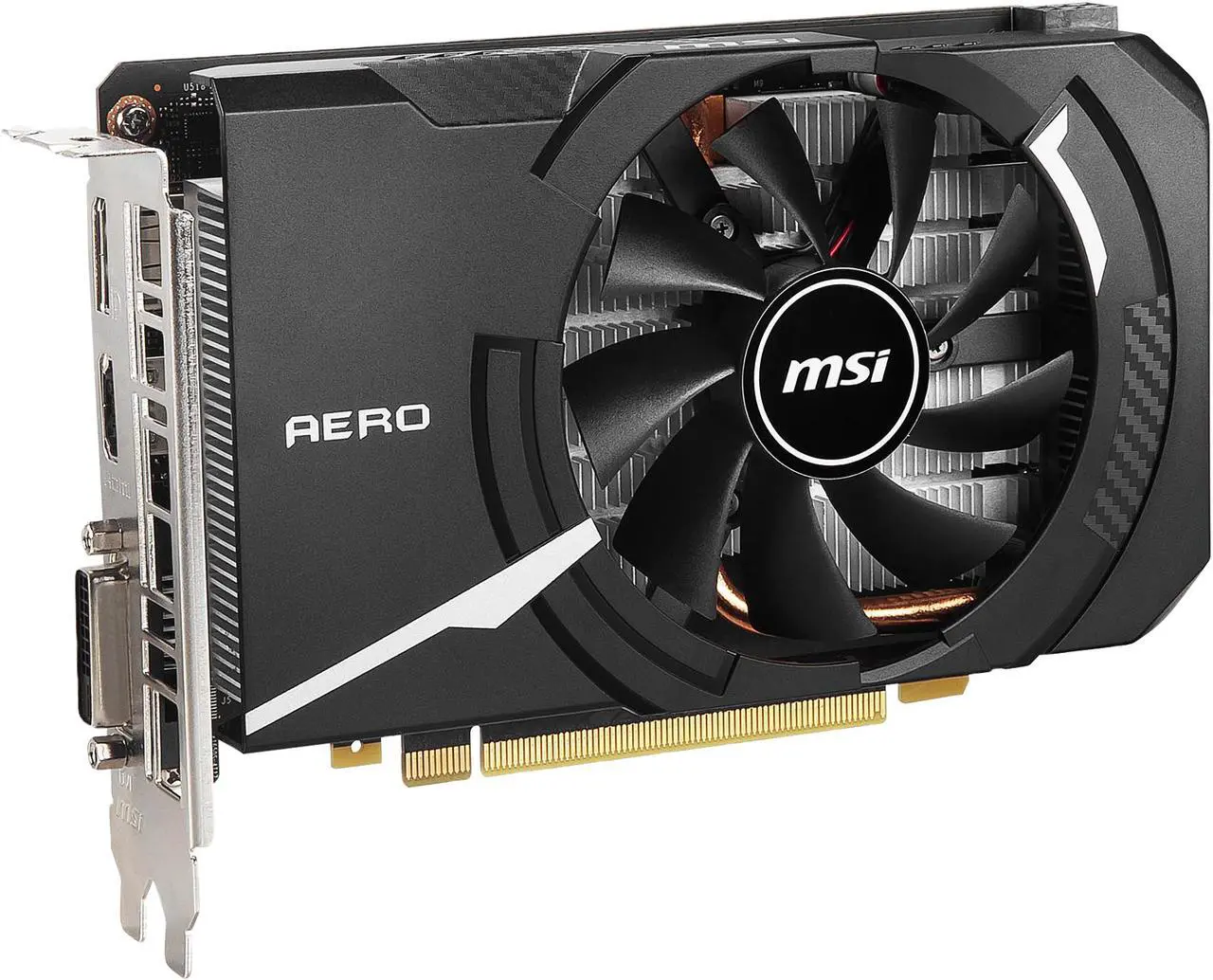 Alt view image 3 of 7 - MSI GeForce GTX 1650 SUPER 4GB GDDR6 PCI Express 3.0 x16 ITX Graphics Card GTX 1650 Super AERO ITX OC