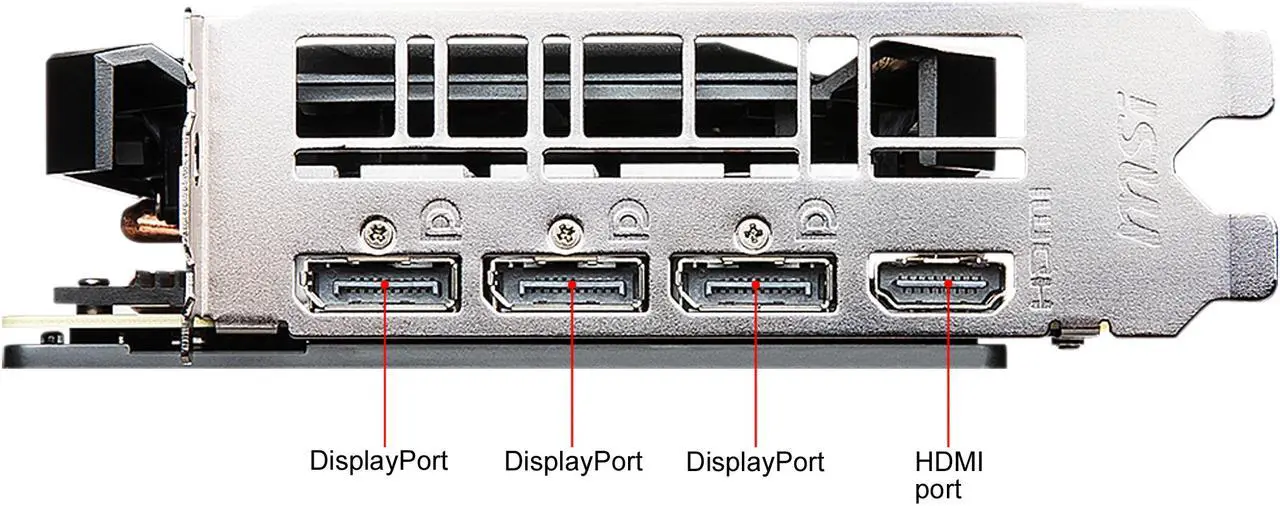 Alt view image 5 of 7 - MSI Radeon RX 5500 XT 4GB GDDR6 PCI Express 4.0 Graphics Card RX 5500 XT MECH 4G OC
