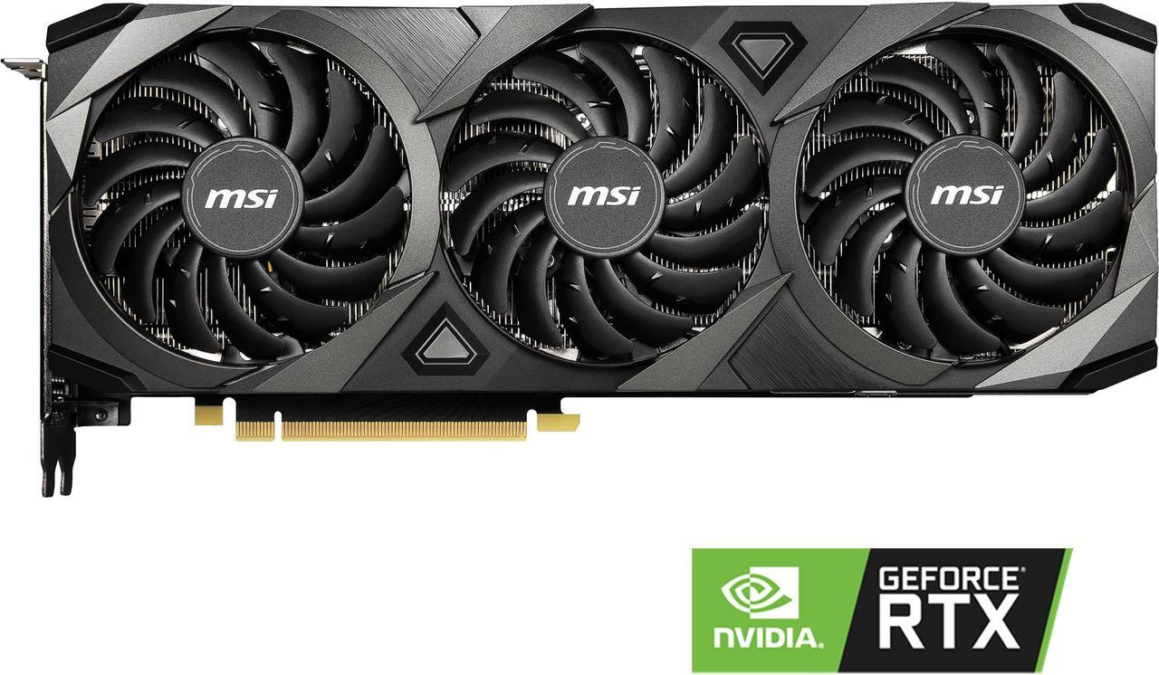 Main image of MSI Ventus GeForce RTX 3090 24GB GDDR6X PCI Express 4.0 SLI Support Graphics Card RTX 3090 VENTUS 3X 24G OC