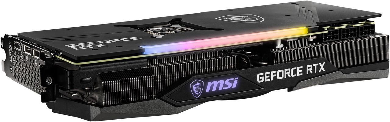 Alt view image 7 of 11 - MSI Gaming GeForce RTX 3080 10GB GDDR6X PCI Express 4.0 Graphics Card RTX 3080 GAMING X TRIO 10G