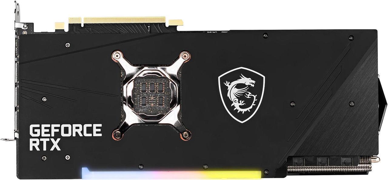 Alt view image 9 of 11 - MSI Gaming GeForce RTX 3080 10GB GDDR6X PCI Express 4.0 Graphics Card RTX 3080 GAMING X TRIO 10G