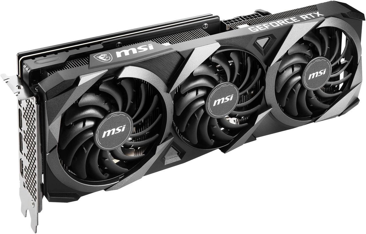 Alt view image 6 of 13 - MSI Ventus GeForce RTX 3070 8GB GDDR6 PCI Express 4.0 Video Card RTX 3070 VENTUS 3X OC