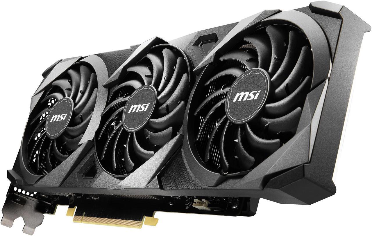 Alt view image 8 of 13 - MSI Ventus GeForce RTX 3070 8GB GDDR6 PCI Express 4.0 Video Card RTX 3070 VENTUS 3X OC