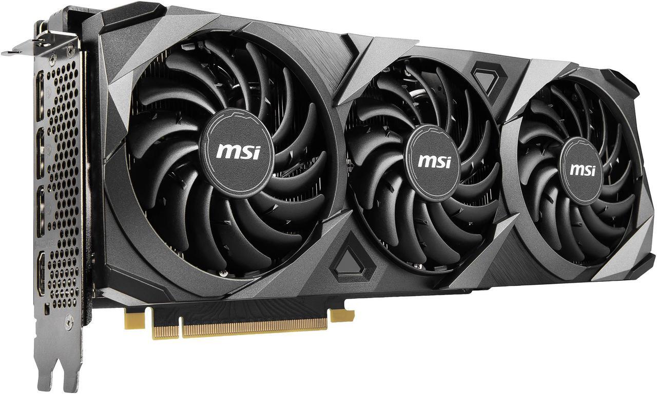 Alt view image 5 of 13 - MSI Ventus GeForce RTX 3070 8GB GDDR6 PCI Express 4.0 Video Card RTX 3070 VENTUS 3X OC