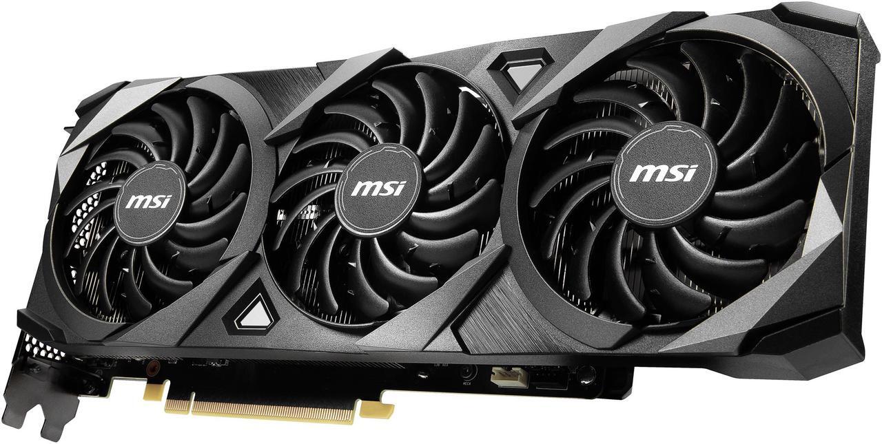 Alt view image 9 of 13 - MSI Ventus GeForce RTX 3070 8GB GDDR6 PCI Express 4.0 Video Card RTX 3070 VENTUS 3X OC