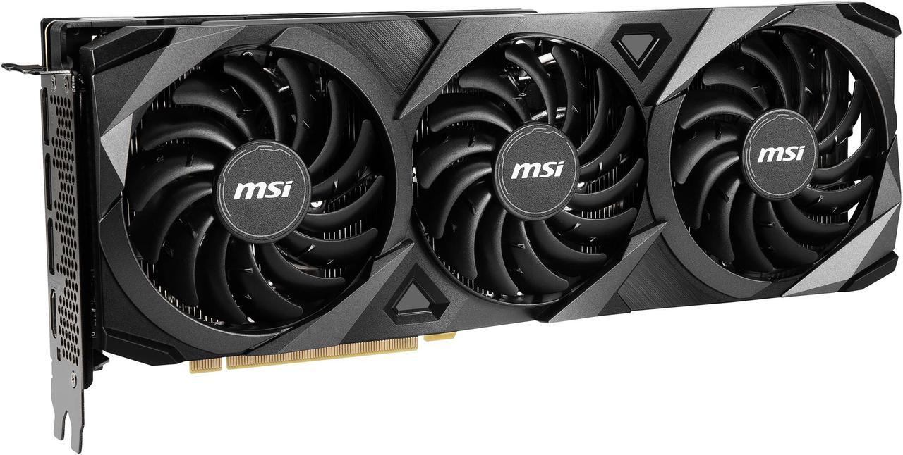 Alt view image 7 of 13 - MSI Ventus GeForce RTX 3070 8GB GDDR6 PCI Express 4.0 Video Card RTX 3070 VENTUS 3X OC