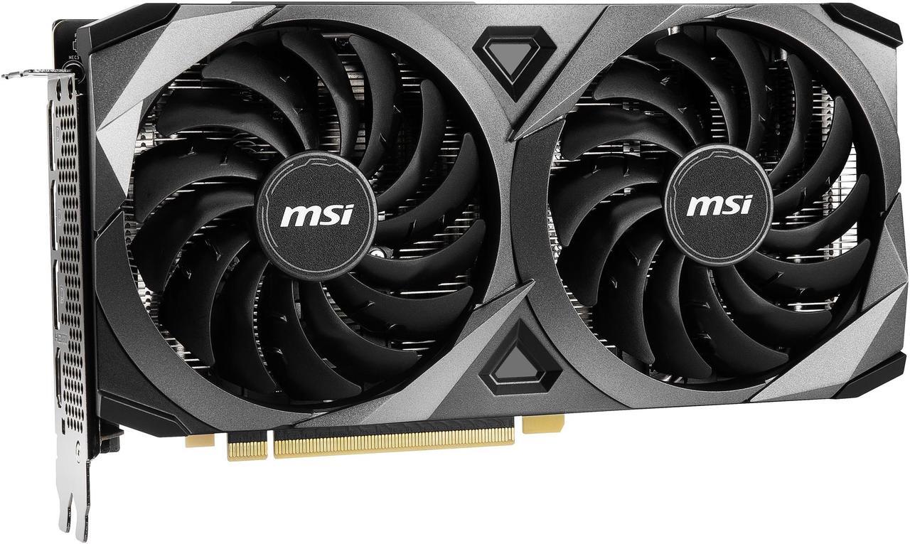 Alt view image 7 of 14 - MSI Ventus GeForce RTX 3070 8GB GDDR6 PCI Express 4.0 Graphics Card RTX 3070 VENTUS 2X OC