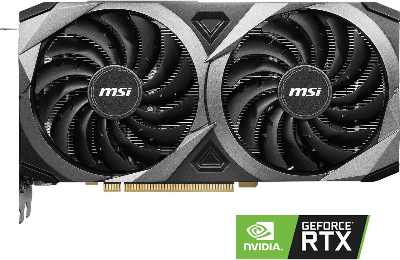 Main image of MSI Ventus GeForce RTX 3070 8GB GDDR6 PCI Express 4.0 Graphics Card RTX 3070 VENTUS 2X