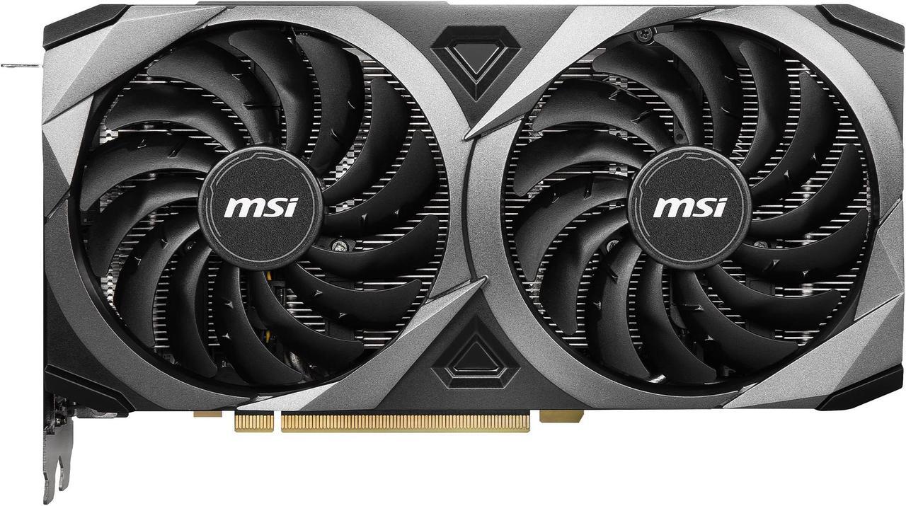 Alt view image 4 of 15 - MSI Ventus GeForce RTX 3070 8GB GDDR6 PCI Express 4.0 Graphics Card RTX 3070 VENTUS 2X