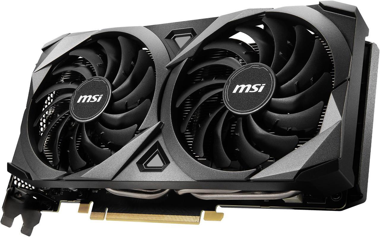 Alt view image 5 of 15 - MSI Ventus GeForce RTX 3070 8GB GDDR6 PCI Express 4.0 Graphics Card RTX 3070 VENTUS 2X