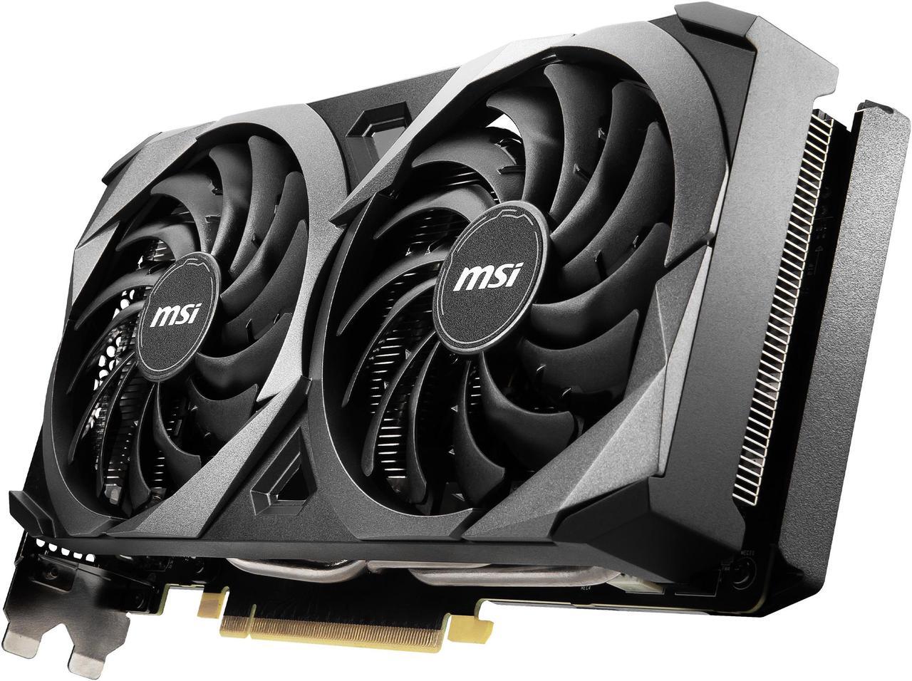 Alt view image 8 of 15 - MSI Ventus GeForce RTX 3070 8GB GDDR6 PCI Express 4.0 Graphics Card RTX 3070 VENTUS 2X