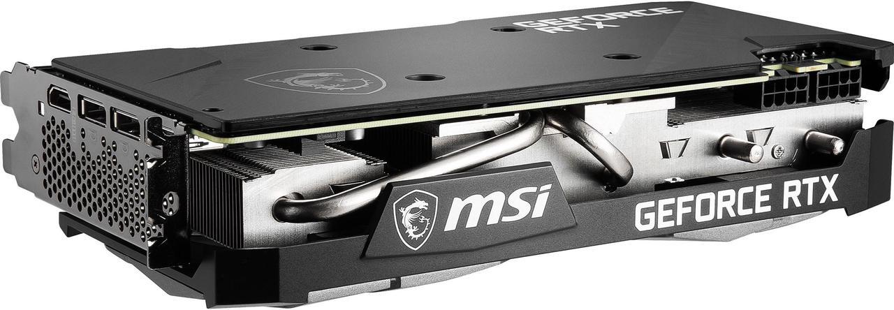 Alt view image 10 of 15 - MSI Ventus GeForce RTX 3070 8GB GDDR6 PCI Express 4.0 Graphics Card RTX 3070 VENTUS 2X