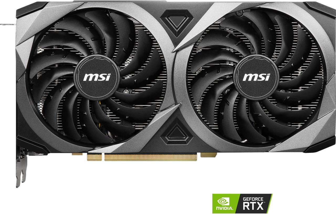 MSI Ventus GeForce RTX 3060 Ti 8GB GDDR6 PCI Express 4.0 Video Card RTX 3060 Ti VENTUS 2X OC