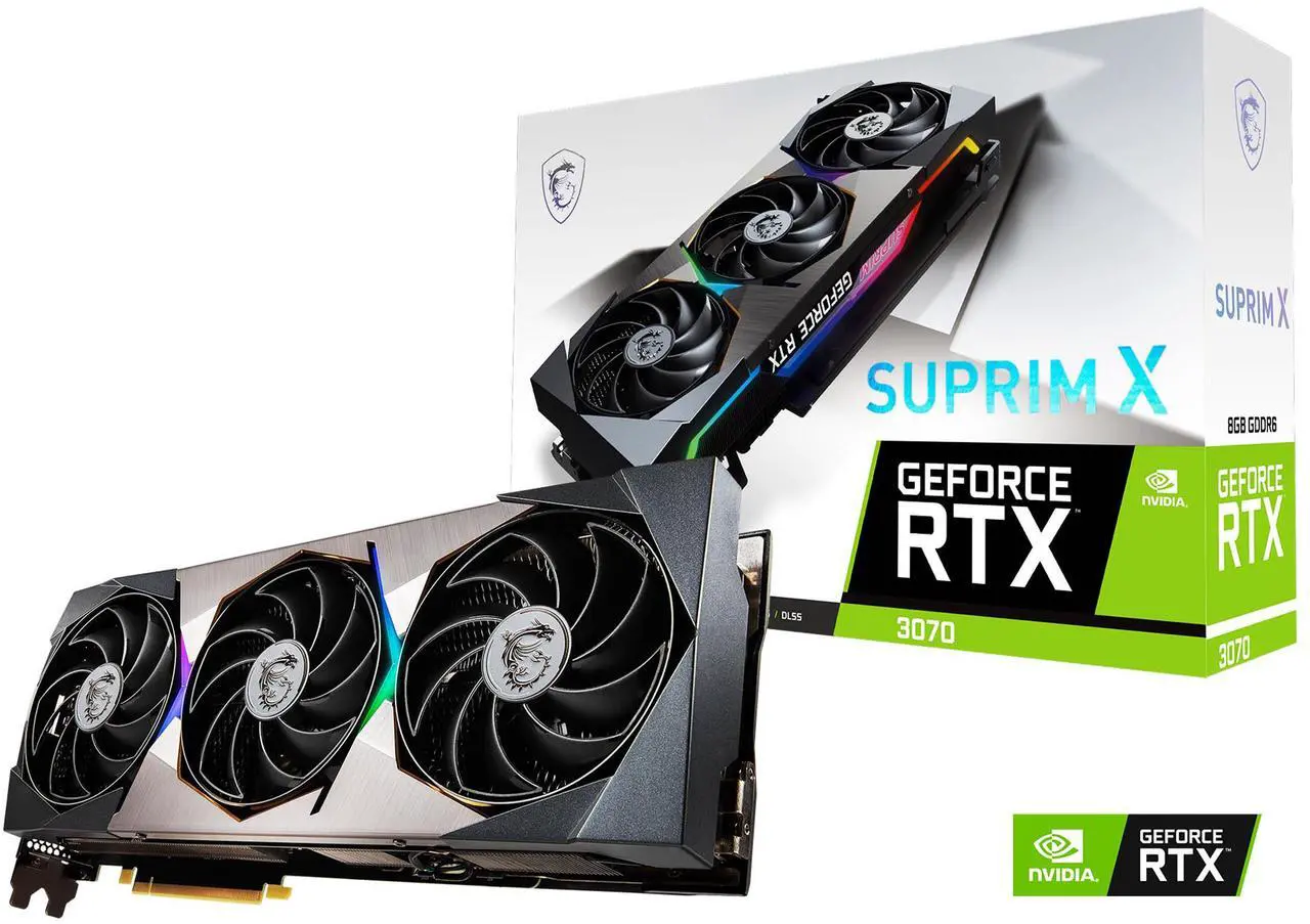 Alt view image 13 of 13 - MSI Suprim GeForce RTX 3070 8GB GDDR6 PCI Express 4.0 Graphics Card RTX 3070 SUPRIM X 8G