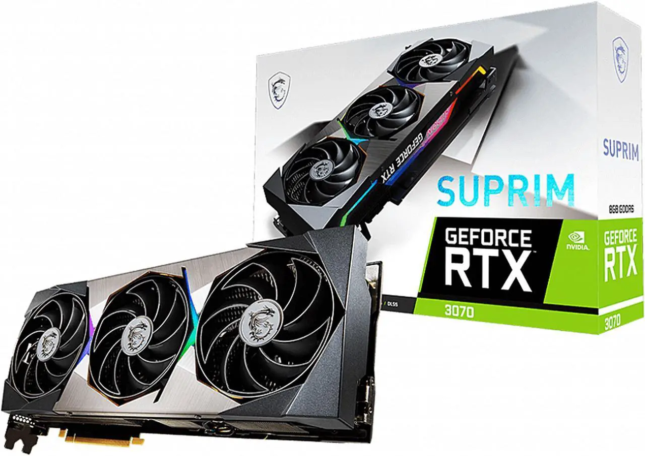 Alt view image 7 of 7 - MSI Suprim GeForce RTX 3070 8GB GDDR6 PCI Express 4.0 Graphics Card RTX 3070 SUPRIM 8G