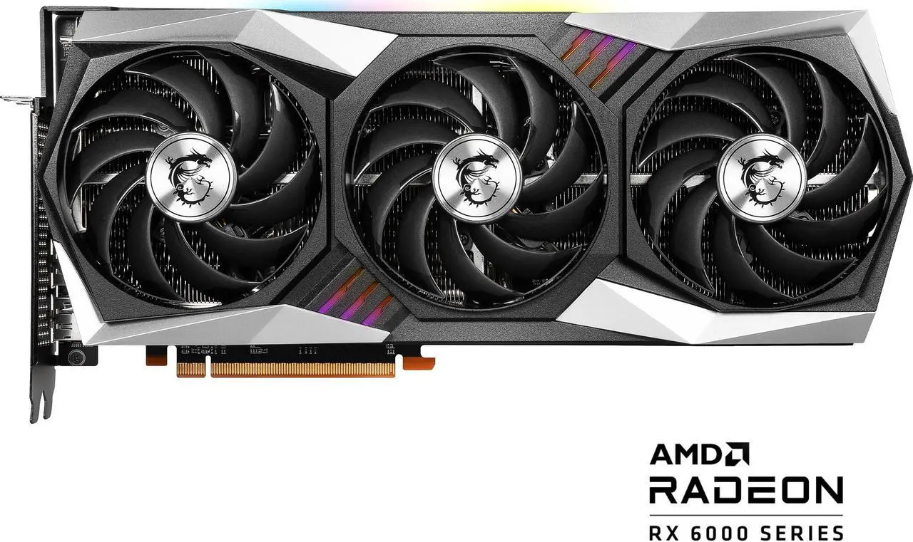Main image of MSI Gaming Radeon RX 6900 XT 16GB GDDR6 PCI Express 4.0 Graphics Card RX 6900 XT Gaming X Trio 16G