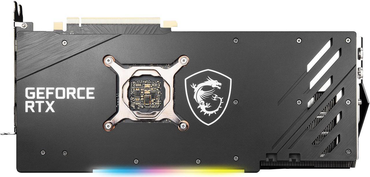 Alt view image 9 of 11 - MSI Gaming GeForce RTX 3060 12GB GDDR6 PCI Express 4.0 Video Card RTX 3060 Gaming X Trio 12G