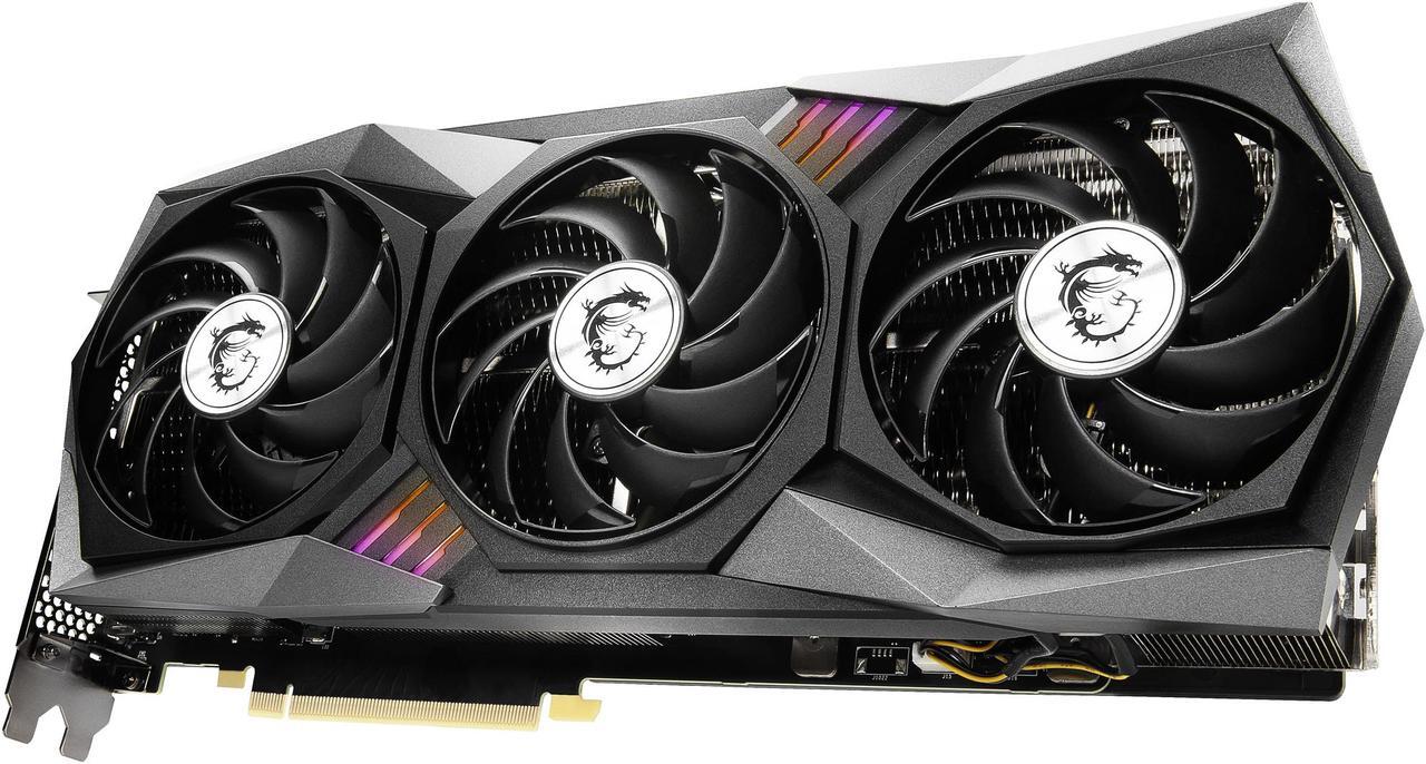 Alt view image 7 of 11 - MSI Gaming GeForce RTX 3060 12GB GDDR6 PCI Express 4.0 Video Card RTX 3060 Gaming X Trio 12G