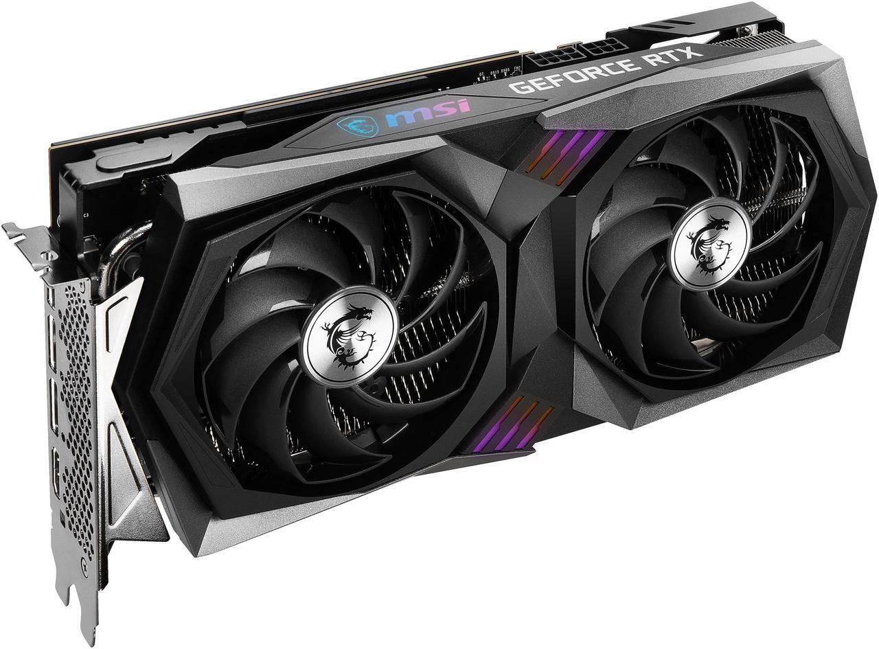 Alt view image 6 of 19 - MSI Gaming GeForce RTX 3060 12GB GDDR6 PCI Express 4.0 Graphics Card RTX 3060 Gaming X 12G