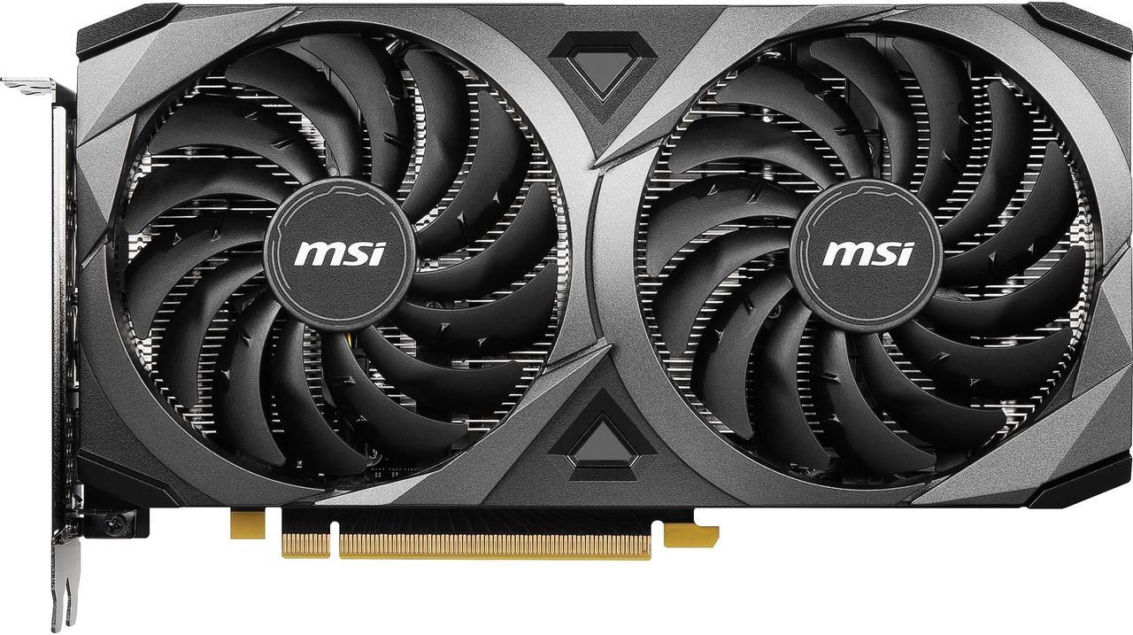 MSI Ventus GeForce RTX 3060 12GB GDDR6 PCI Express 4.0 Video Card RTX 3060 Ventus 2X 12G OC