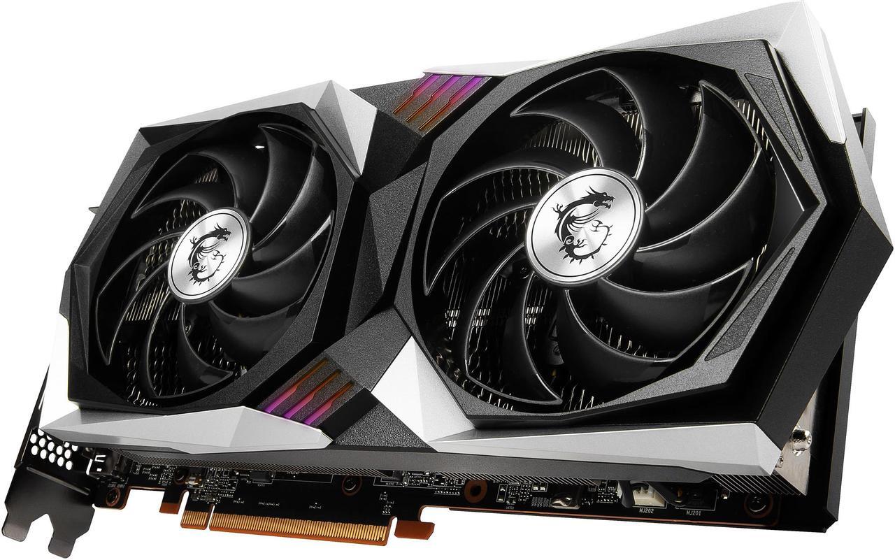 Alt view image 7 of 10 - MSI Gaming Radeon RX 6700 XT 12GB GDDR6 PCI Express 4.0 Graphics Card RX 6700 XT GAMING X 12G